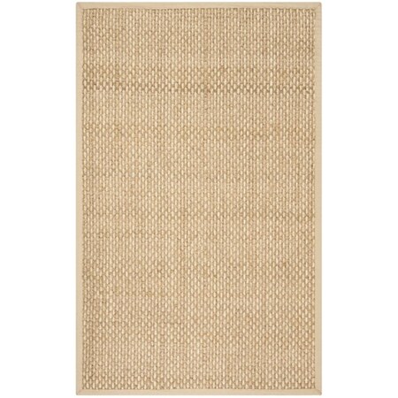 Safavieh Natural Fiber 6 x 9 ft. Rectangle Area Rug Natural & Beige NF118A-6